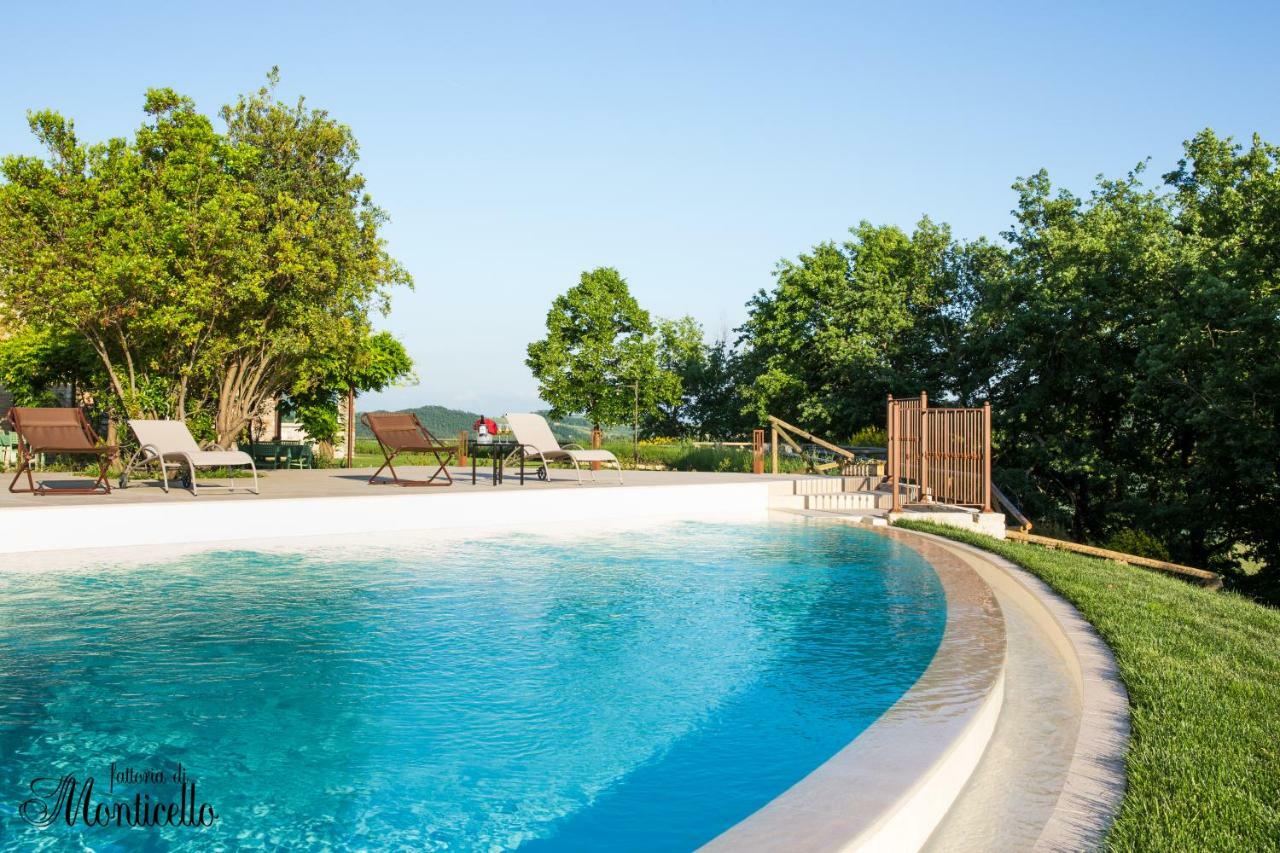 Agriturismo Fattoria Di Monticello San Venanzo Kültér fotó